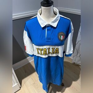 Vintage 90’s Tommy Hilfiger "Italia" polo shirt size XXL